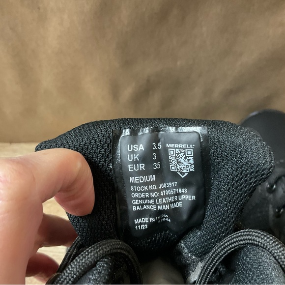 New! Men’s Merrell Moab 3 Response Tact Mid WP Boots Black 3.5 3 1/2 Medium - Picture 9 of 11